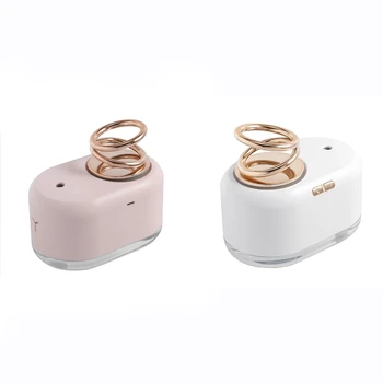 

Portable Suspended Double Ring Humidifier USB Mini Mist Maker Home Car Desktop Large Capacity Sprayer with Lights