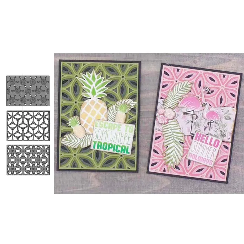 

Metal Cutting Dies Overlapping board Scrapbooking For Paper Embossing Frame Card Dies Set