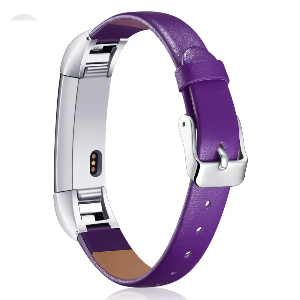 Purple Joyozy удобный сменный Браслет ремешок для Fitbit часы Alta натуральная кожа сменный ремешок для Fit bit Alta HR - Цвет ремешка: Purple