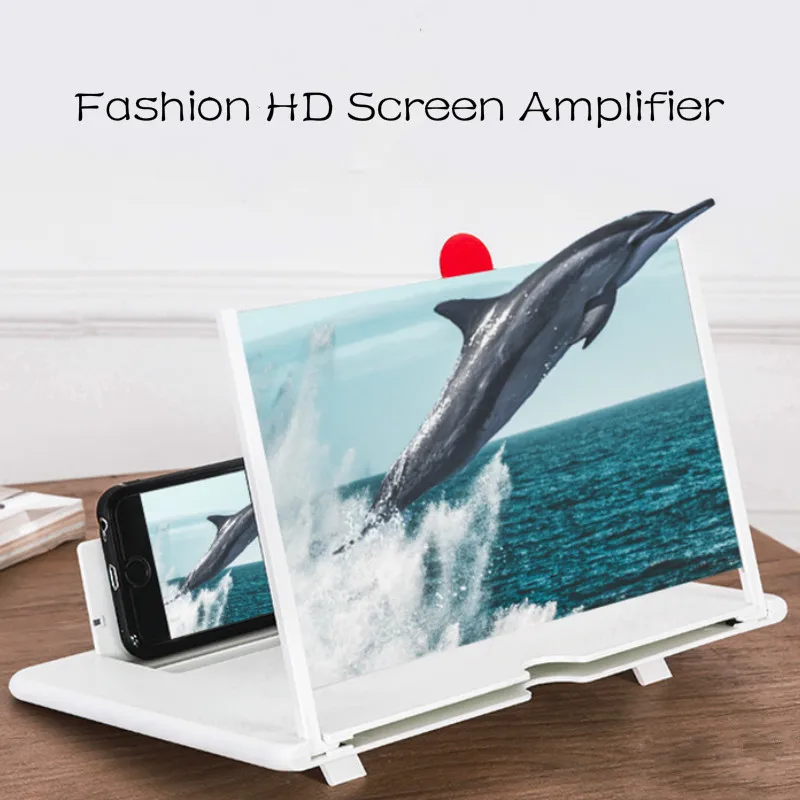 3D увеличитель экрана усовершенствованная сотовый телефон HD Экран EnlargerVideo фильм увеличивающая подставка стенд для iPhone Xs/XR/X/8/8 Plus samsung