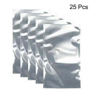 25 шт. антистатическая защитная сумка, плоский открытый верх, 6," x 11,8"