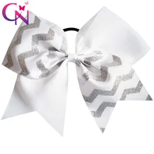 Европа и Америка CN алиэкспресс Лидер продаж Детские аксессуары для волос Черлидинг бант кольцо для волос Резиновая лента лук порошок