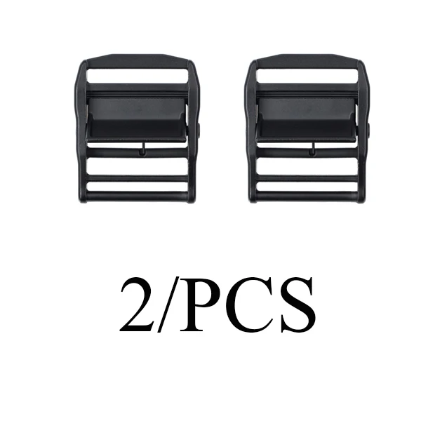 2pcs Новинка, тактическая быстрооткрывающаяся и закрывающаяся Пряжка из цинкового сплава, военный автоматический ремень, рюкзак, жилет, сделай сам, черная розетка - Color: 2pcs