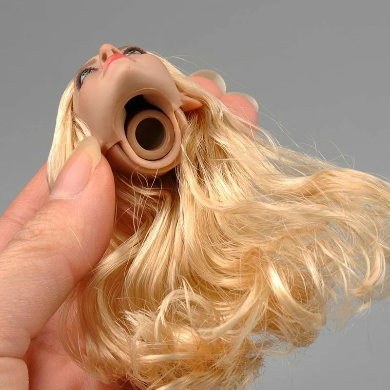 KIMI TOYS KT004 1:6 Gold Hair Girl Head Sculpt F 12" Female Suntan Figure Model 