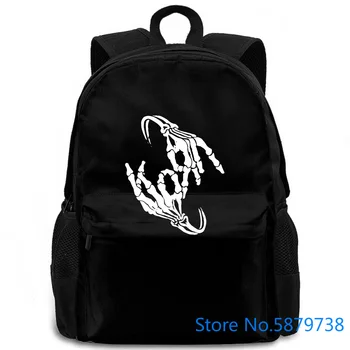 

Korn Band Skeleton Sign Bone Logo Print Comical women men backpack laptop travel school adult student