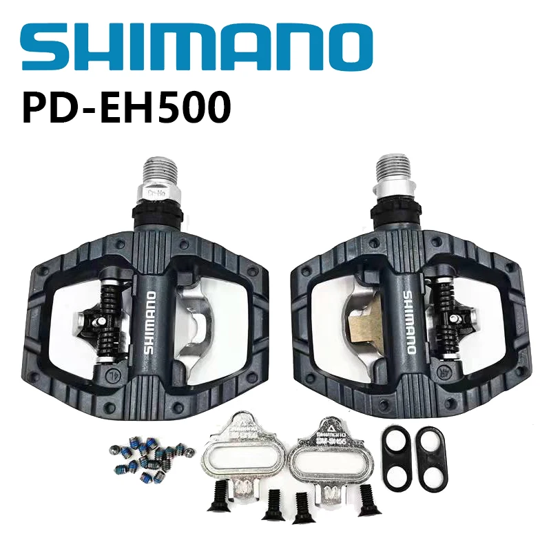 Велосипедные педали SHIMANO PD-EH500 светильник экшн-педали SPD с шипами Оригинальные