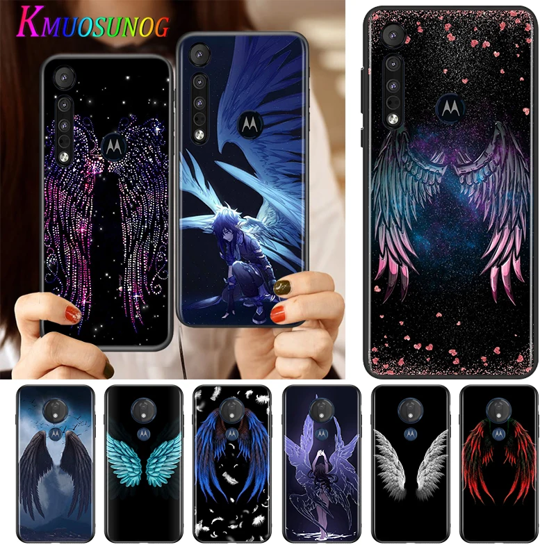 Модные Крылья ангела для Motorola G9 G8 G Stylus Power One Fusion Hyper Edge E7 E6 E6S 5G Plus Play Lite чехол