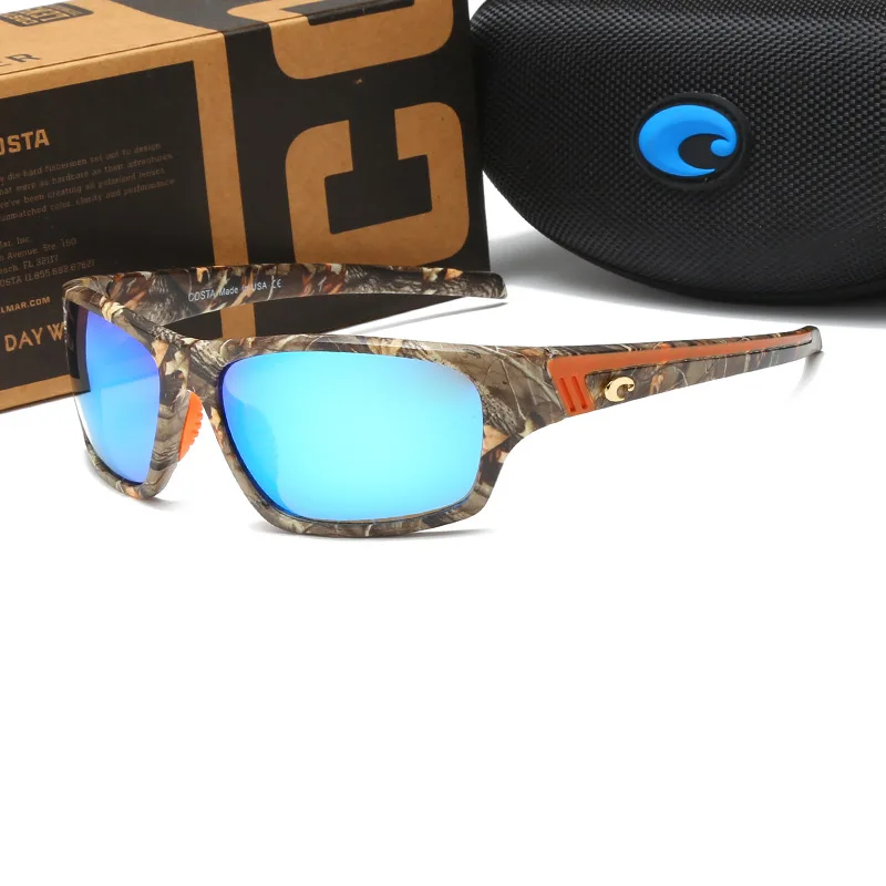 Брендовые дизайнерские камуфляжные солнцезащитные очки для мужчин модные