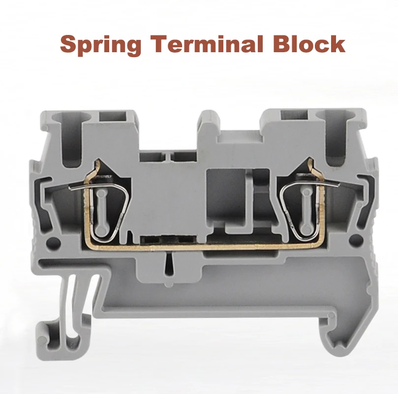Spring terminal block