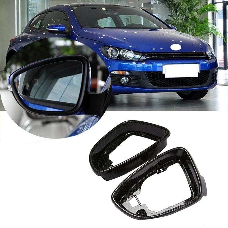 Car Side Mirror Frame, for Passat B7 CC Jetta MK6 Side Wing Mirror