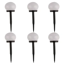 

1-10PCS Outdoor Solar Light Garden Yard Led Landscape Path Waterproof IP44 LED Round Lawn Light