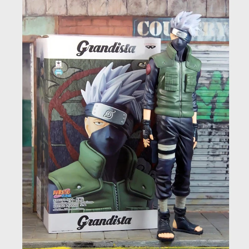 28 см аниме Наруто грандиста Хатаке Какаши Banpresto Shinobi отношения ПВХ фигурка Коллекция Модель игрушки с коробкой