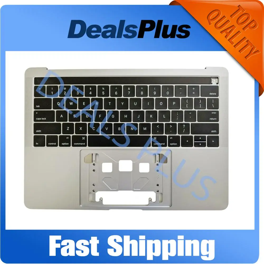 Замена серебристо-серый A1706 Topcase Palmrset с американской клавиатурой без сенсорной панели для Macbook Pro retina 13 ''A1706