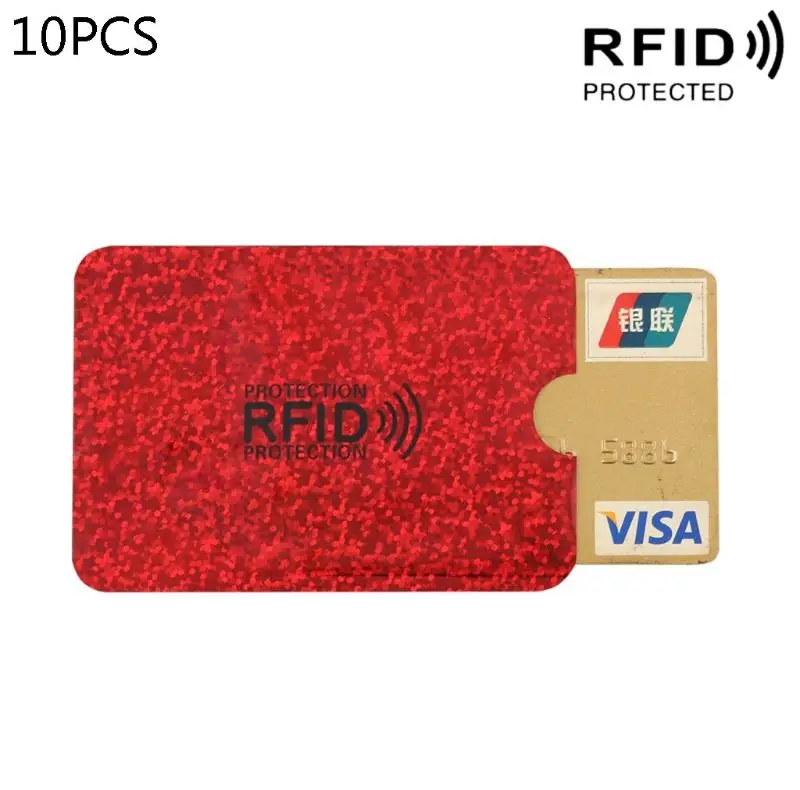 THINKTHENDO 10 шт. RFID Кредитная ID карта рукав протектор Блокировка защита от кражи