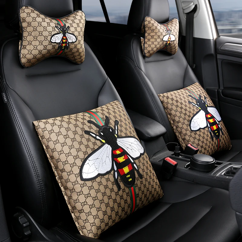 

KKYSYELVA 4color Lumbar Support for office Chair Truck Vehicle Car Auto Supports Waist pillow cushion for car Back massager