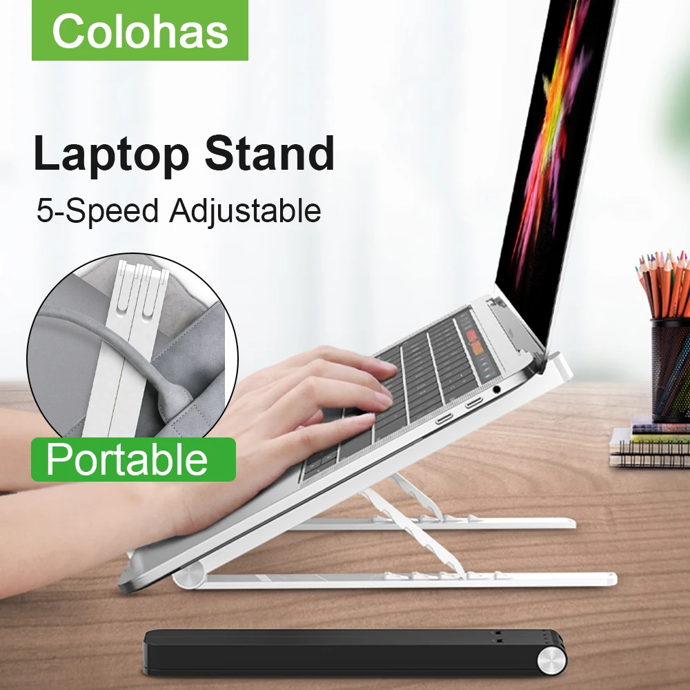 Портативный держатель для ноутбука регулируемая подставка Macbook Air Pro охлаждающий