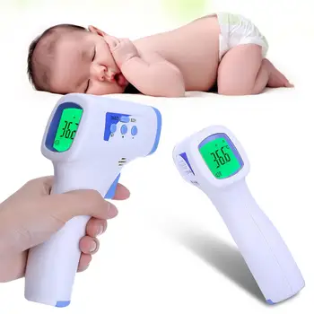 

Body Thermometer Forehead Thermometer Infrared Thermometer Practical Precise Contactless Professional LCD for Batteries