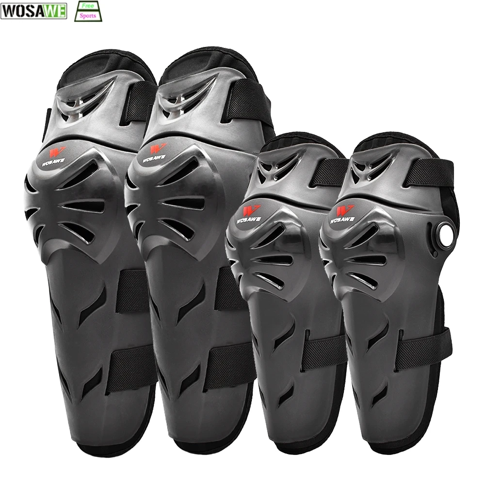 Наколенники WOSAWE для мотоцикла налокотники взрослых Гоночное оборудование