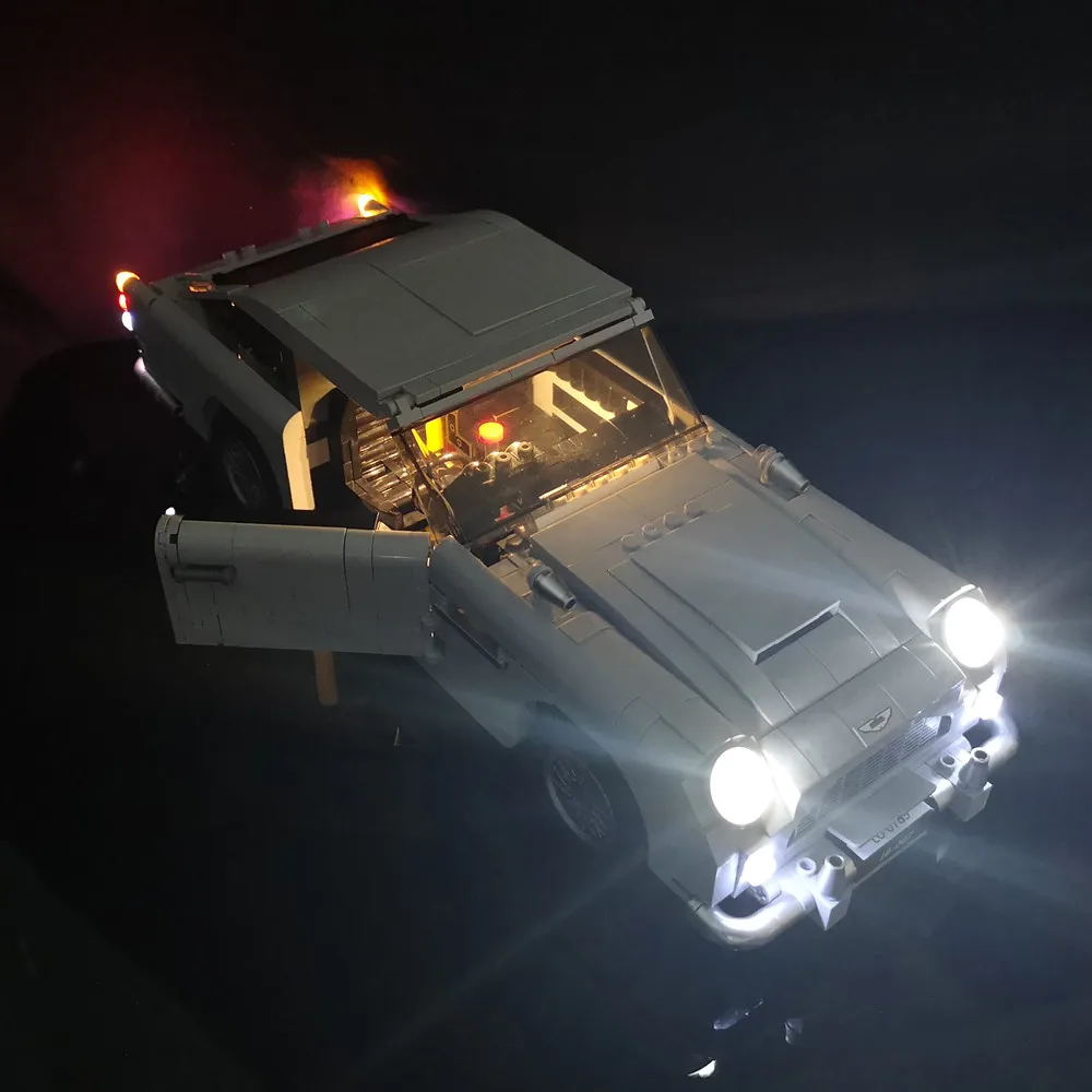 Kyglaring Led Light Kit For lego the James Bond Aston Martin DB5 Compatible With 10262 (NOT Include The Model)