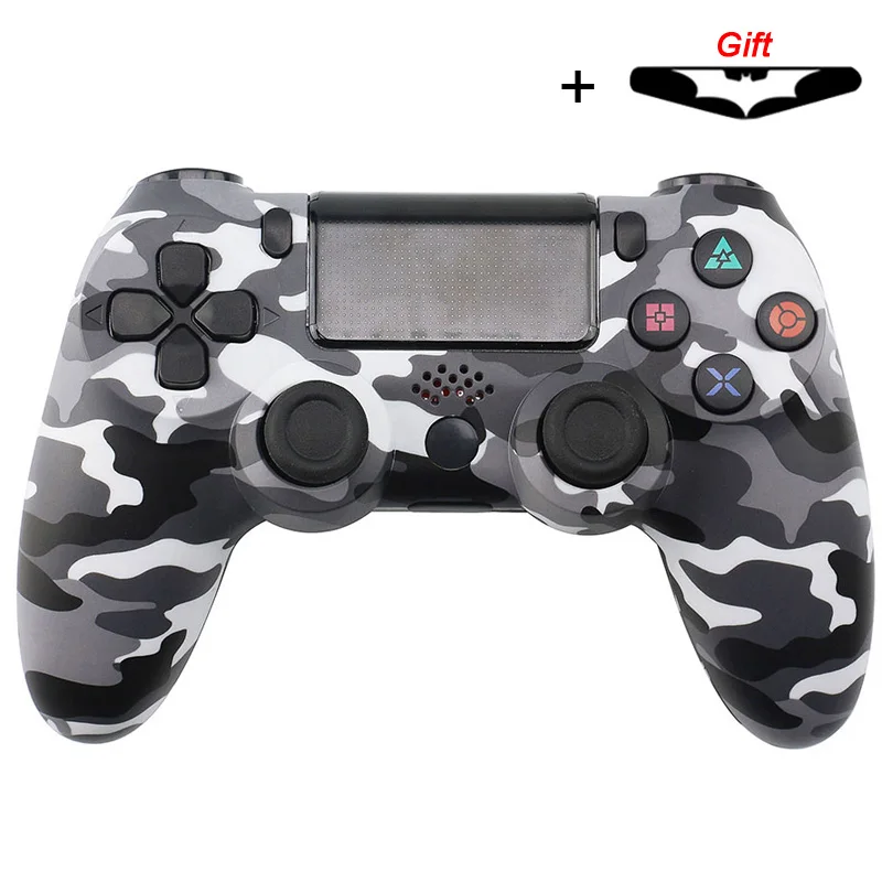 Bluetooth беспроводной/проводной джойстик для PS4 контроллер подходит для mando ps4 консоль для Playstation Dualshock 4 геймпад для PS3 - Цвет: Camo Gray
