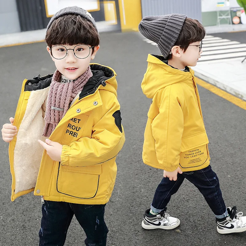

2020 Children's Down Jacket Autumn And Winter New Big Boy Male Pie Overcome Baby Thick Children's Down Jacket Warm Jacket