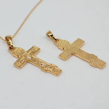 

Orthodox Cross Pendant Necklace Fashion Religious jewelry 001