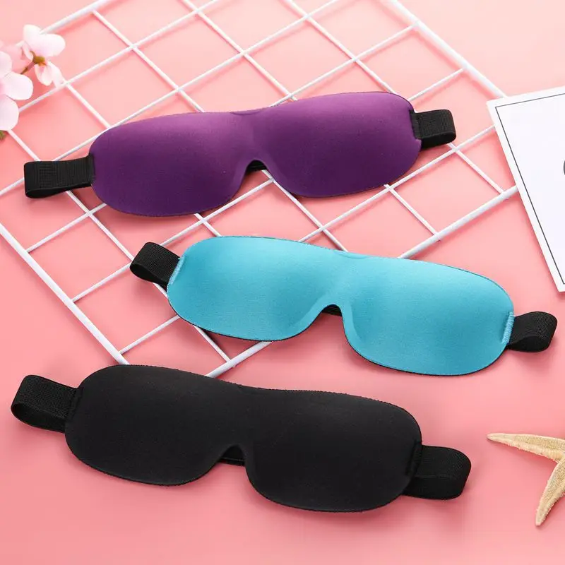 Memory Foam 3D маска для глаз не-нос крыло-смягчающая глазное напряжение дышащая маска для сна, Успокаивающая Глаза Защита для мужчин и женщин-взрослый сна глаз патч