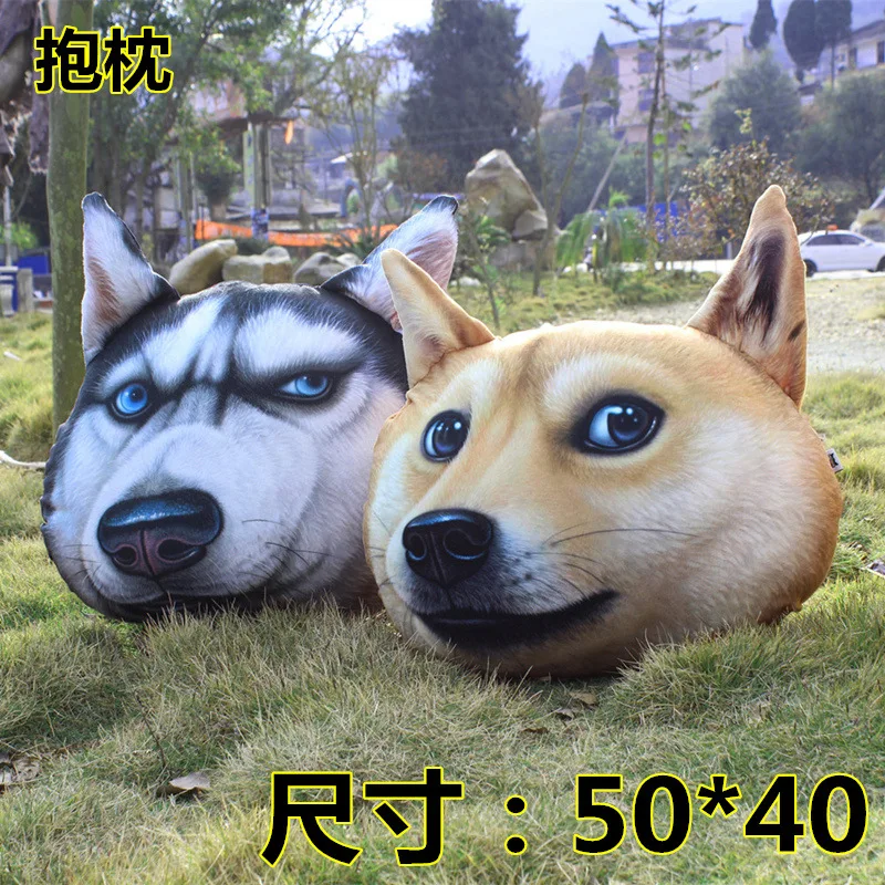 Средний 3 ddoge живой загрязнения Косплей Shiba «Лисья Секретная служба»(Inu Хаски два га забавные альтернатива Подушка для спины