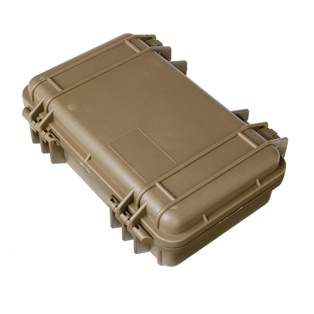 

Portable Waterproof Impact Resistant Hard Gun Case Carry Tool Kits Storage Box Safety Protector Paintball Accessories Two Color