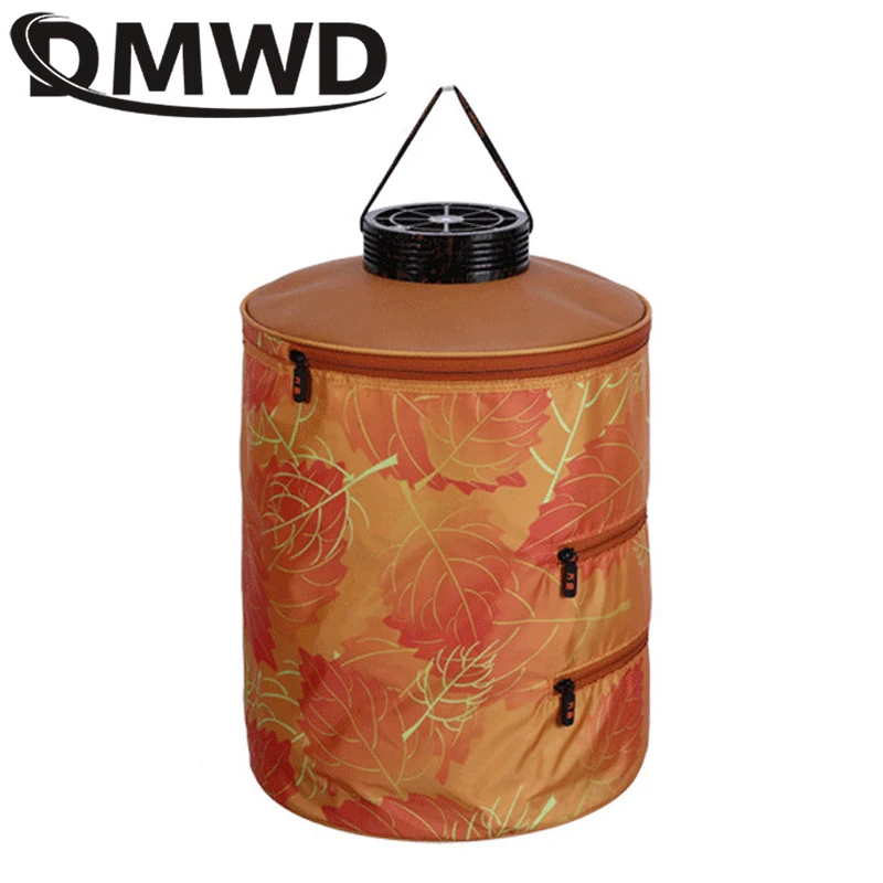 DMWD Мини Портативная Бытовая Складная сушилка для одежды с теплым воздухом, стиральная сушильная машина, складной подогреватель детской одежды 110 В/220 В ЕС и США