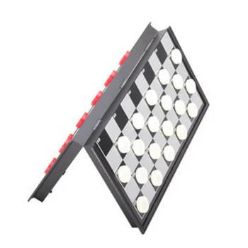 

Checkers Backgammon Travel Indoor Outdoor Portable Kids Toy Party Magnetic Folding Durable International Chess Set Board Game