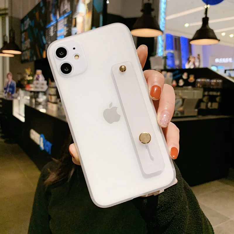 N1986N для iPhone 11 Pro X XR XS Max 6 6s 7 8 Plus чехол для телефона модный дизайн браслета матовый ультра тонкий мягкий PP для iPhone 11 - Цвет: white