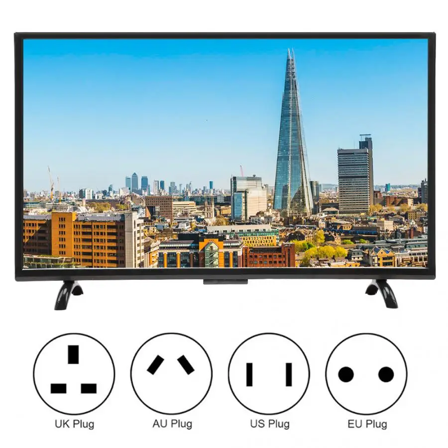 Smart tv de 32 pulgadas, pantalla curva grande, 3000R, curvatura, 4K, HDR, red, 110V