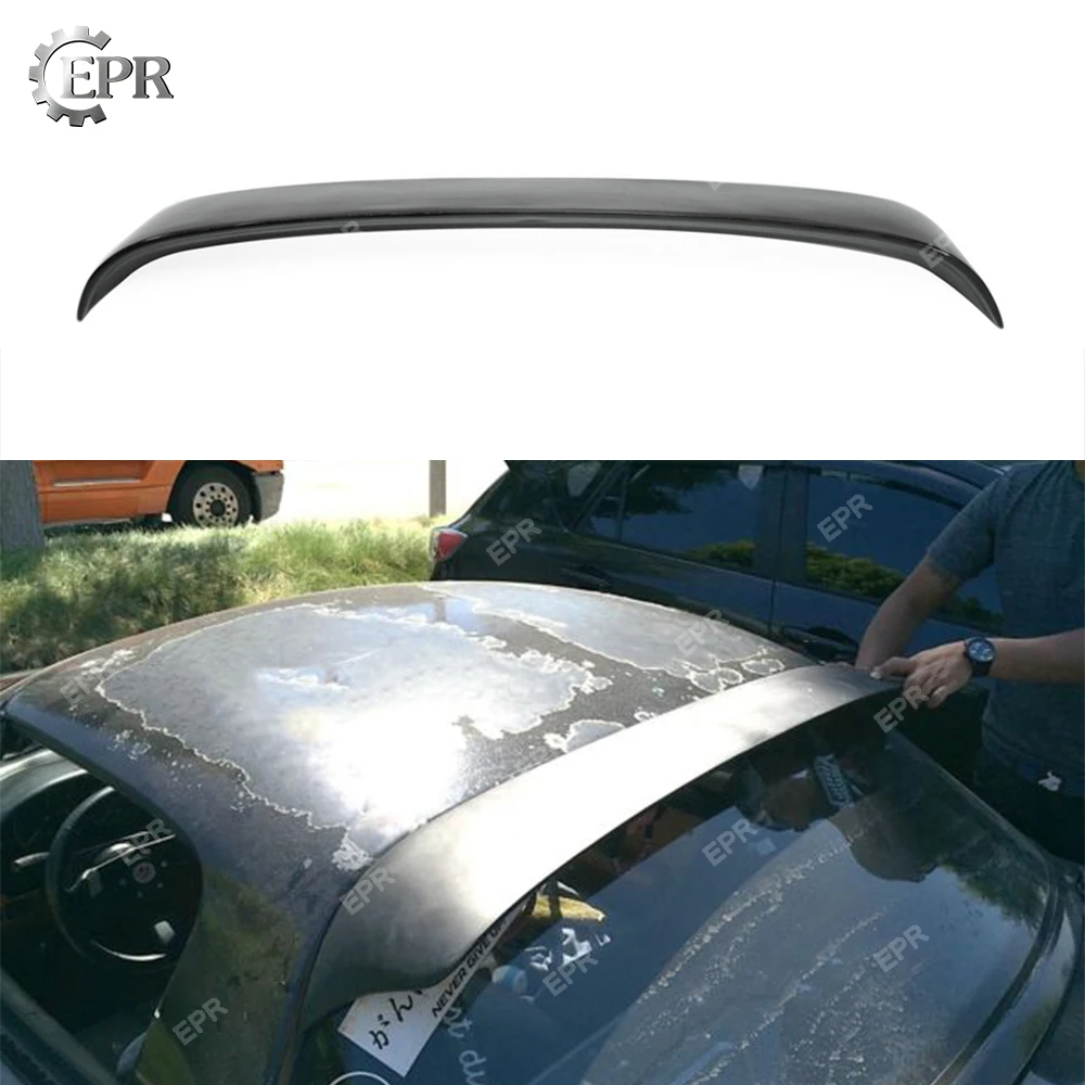 Per Mazda Mx5 Na Frp Spoiler Per Tetto In Fibra Di Vetro (Adatto Per Hard Top) Kit Corpo Tuning Parte Trim Per Na Mx5 Ala Del Tetto In Fibra Di Vetro