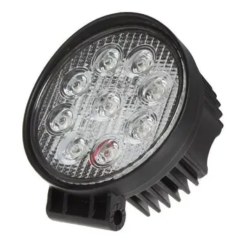 

27W LED Work Light 12V 24V High Power LED Offroad Light Round Off road LED Work Lamp