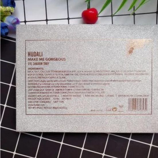 Baratos GH glaseado 63 colores brillo luminoso sombra de ojos paleta de maquillaje impermeable Highlighte mate sombra de ojos paleta polvo