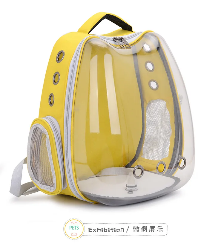 

2020 Hot Cat Backpack with Window Space Capsule Cat Dog Backpack Carrier Transportin Transparent Backpack Portable Travel Bag