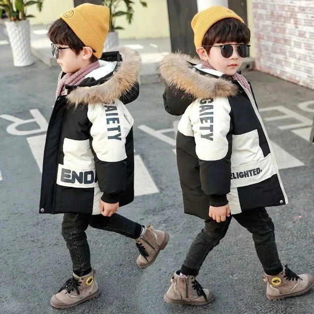 Winter boys coat 2023 - high-quality, stylish, and warm jacket for children with free shipping