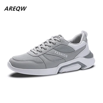 

2019 Spring and Autumn Explosion Models Men's Sports Shoes Wild Mesh Breathable Shock Absorption Trend Casual Shoes