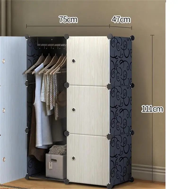 MODEL F Moveis Ropa Armario Almacenamiento Gabinete Szafa mobini Per La Casa мебель для спальни шкаф Mueble гардероб - Цвет: MODEL F