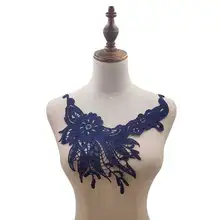 Emboidery воротник для шеи diy поддельные съемные воротники водорастворимые Женская бутоньерка трехмерные кружевные аксессуары