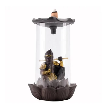 

Fragrance Glass Incense Burner Backflow Home Vintage Candle Incence Burner Zisha Incenso Bruciatore Decorations For Home EF50XL