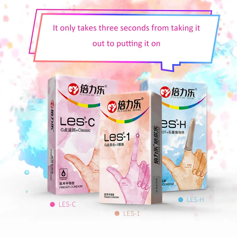 Презервативы на палец для взрослых 8 шт. ультратонкие точки G|Презервативы| |