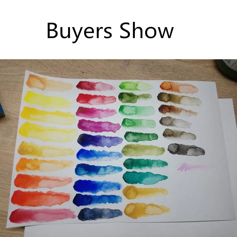 Watercolor Painting Set Watercolor Paint Watercolor Pigment Paul Rubens 5ml 18/24/36 Colors Watercolor Paints Tube Set Water Color Paint Pigment for Beginner Drawing Art Supplies