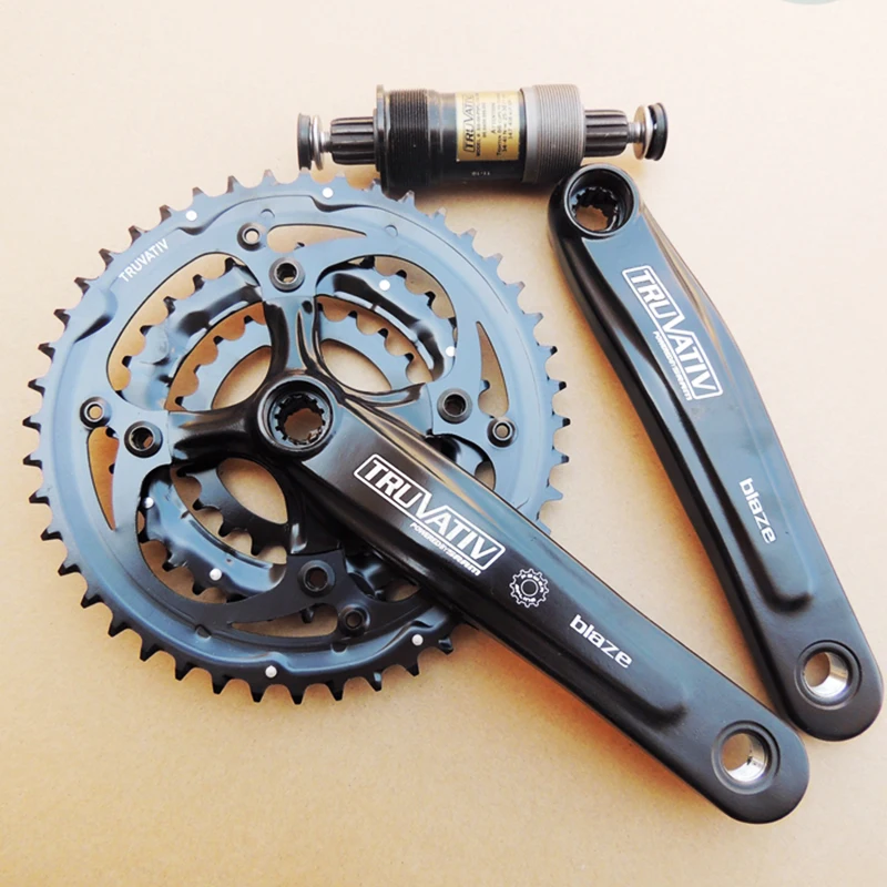 

cutting-edge mtb crankset chainring Sprocket 44*32*22T*170mm 9-speed bike bicycle mountain bike gear change square hole