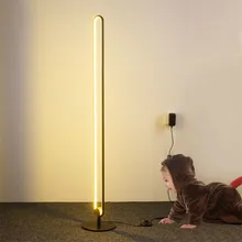 Скандинавский минималистичный СВЕТОДИОДНЫЙ торшер для гостиной, спальни, прикроватные стоячие лампы, стоячий светильник, индивидуальный домашний декор, светильник