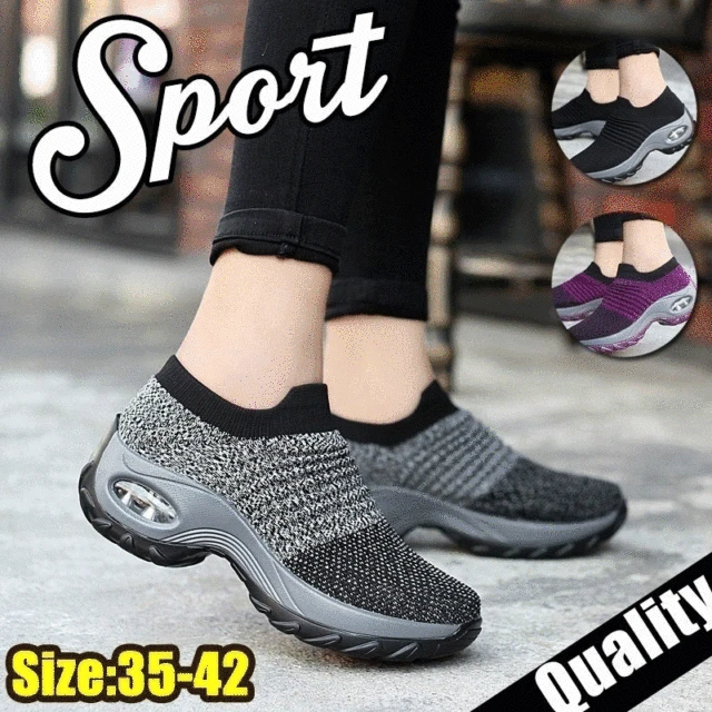 US $7.47 Fashion Women Lightweight Sneakers Running Shoes Outdoor Sports Shoes Breathable Mesh Comfort Runni