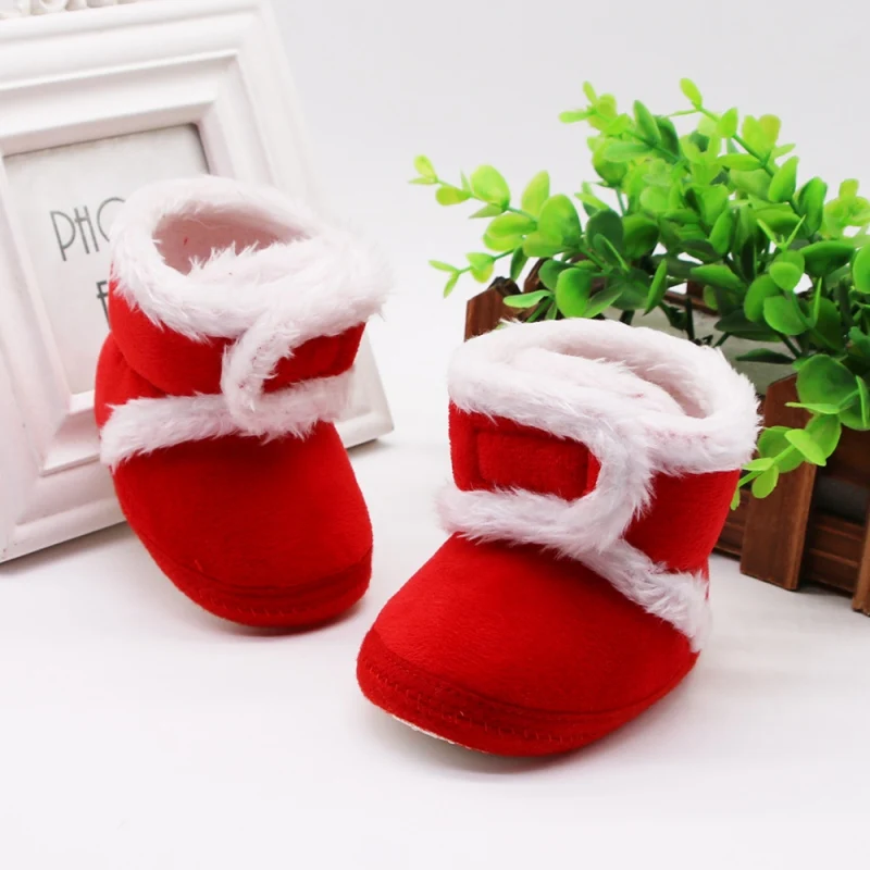 Baby Shoes Boy Girls Boots Winter Warm Cotton Sweaters Boots Booty Crib Toddler Shoes