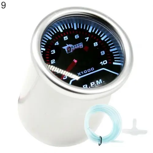 Water Temper Gauge 52 мм Высокая точность автомобиля Тахометр Turbo Boost воды масла температура вольтметр вспомогательный датчик светодиодный дисплей - Цвет: Water Temper Gauge