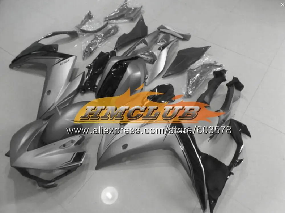 Инъекций для YAMAHA YZF R3 R25 YZFR25 сине-белые 63CL. 61 YZF-R3 YZF-R25 R 25 YZFR3 14, 15, 16, 17, обтекатель oem - Цвет: No. 18 Matte grey